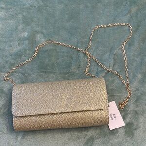 Amazon Gold Glamour Clutch with Chain